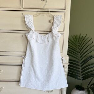 Lilly Pulitzer Zoya White Romper White size 8